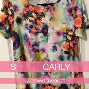 Stunning Watercolor Carly Dress
